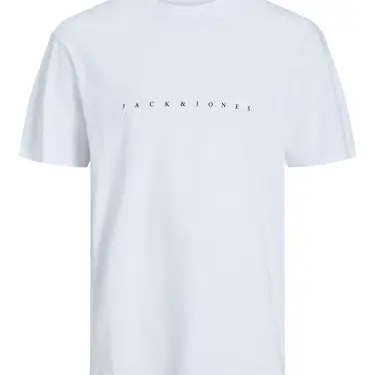 JACK & JONES Jjestar T-Shirt für Herren, Weiß, XL