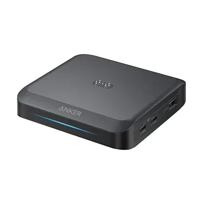 Anker Ladebasis 150W Schnellladung mit 3 Ports für Anker Powerbank, kompatibel mit MacBook Pro/Air, iPhone 16/15/14, Samsung