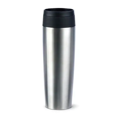 Emsa Travel Mug Classic 0,5L - Isolierbecher mit neuem Schraubverschluss, 6h heiß, 12h kalt, 100% dicht, spülmaschinenfest
