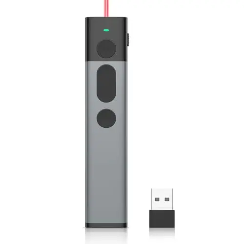 Wireless Presenter - Wiederaufladbare Fernbedienung für PowerPoint, Mac, Windows & Google Slides