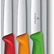 Victorinox Swiss Classic 3-teiliges Gemüsemesser-Set mit extra scharfen Messern und robustem Kunststoffgriff