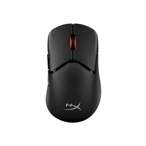 HyperX Pulsefire Saga Pro Wireless Gaming Mouse – Ultraleicht, 90h Akkulaufzeit, Modular Design, 4K Wireless Polling