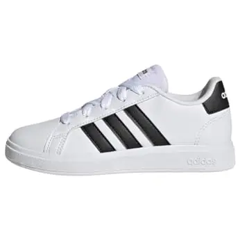 adidas Grand Court Tennisschuhe, Cloud White/Core Black, 31.5 EU