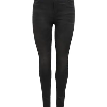 ONLY Onlroyal Life Jeans für Damen, Black Denim, Größe M/30L