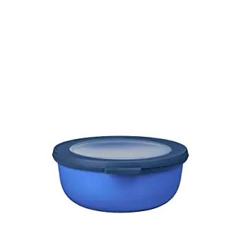 Mepal Multi Bowl Cirqula Round - Mikrowellengeeignet - Luftdichte Aufbewahrungsbox - 750 ml - Vivid Blue
