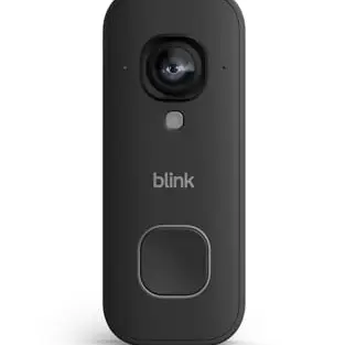 Blink Video Türklingel 2K+, festverdrahtet, IP65, mit 30-Tage-Test und optimiertem Audio, Schwarz