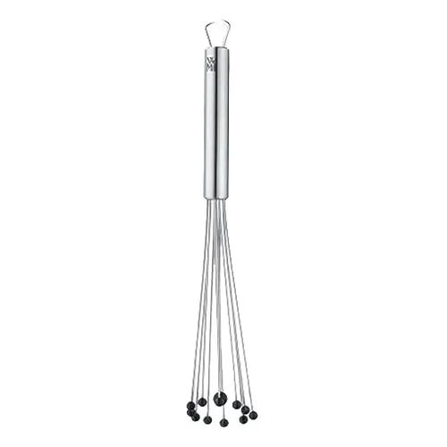 WMF Profi Plus Rührblitz 27 cm - Schneebesen mit Silikon-Kugeln, teilmattierter Edelstahl, hitzebeständig bis 200 Grad