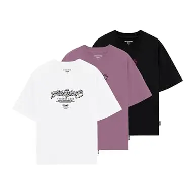 JACK & JONES T-Shirt 3er Pack Crew Neck