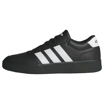 adidas Herren BREAKNET 3.0 Schuhe, Schwarz/Weiß, Größe 47 1/3 EU