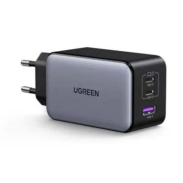 UGREEN Nexode X 100W Mini USB C Ladegerät - Kompaktes 3-Port Schnellladegerät für MacBook Pro, iPhone 17, Galaxy S25 Ultra