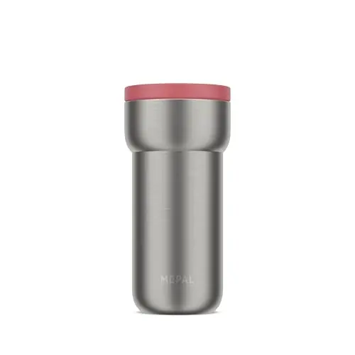 Mepal Isolierbecher Ellipse 375 ml - Thermobecher für Tee & Kaffee zum Mitnehmen - Vivid mauve