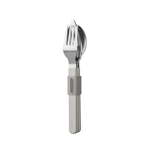 Mepal Besteckset 3-teilig Silueta – Spülmaschinenfest – Nordic White