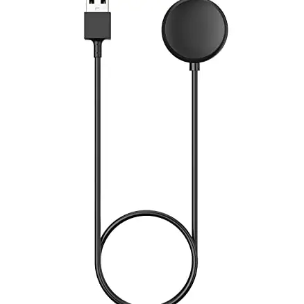 MoKo Ladegerät für Google Pixel Watch - Magnetische Ladestation mit 1m USB Kabel, Schwarz