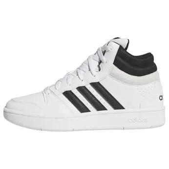 adidas Unisex Hoops Mid Classic Shoes, FTWR White/Core Black/Orbit Grey, 38 EU
