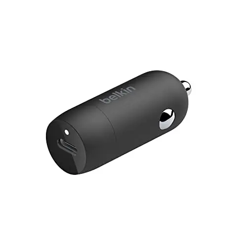 Belkin BoostCharge 30W Kfz-Schnellladegerät, USB-C, kompakt, kompatibel mit iPhone, Galaxy, iPad und mehr