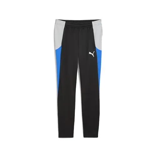 PUMA Damen Training Pants Strickhose, schwarz-weiß-blau, XS