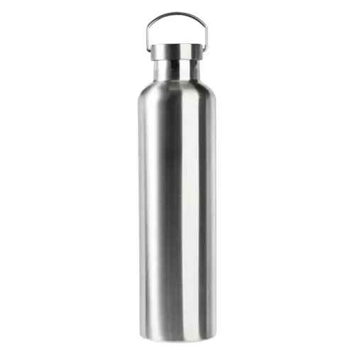 Feyiubmen Edelstahl Trinkflasche 1000ml - Isolierte Thermosflasche für Sport und Camping, auslaufsicher mit Henkel