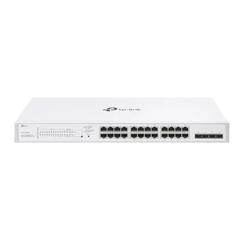 TP-Link Festa FS328GP 28-Port Gigabit Switch mit 24 PoE+ Ports und 4 SFP-Steckplätzen