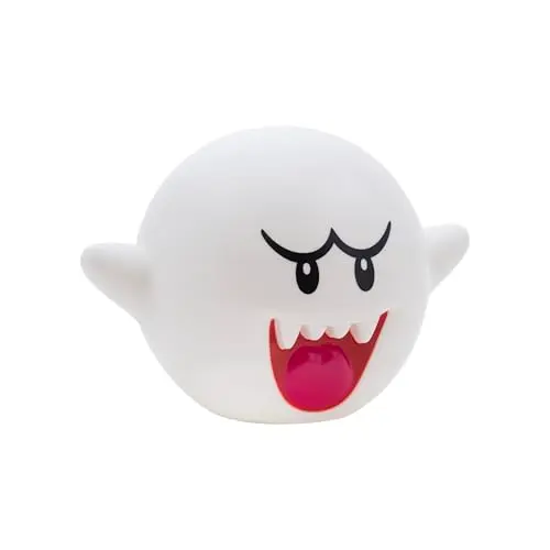 Super Mario Bros 3D Boo Licht – Offizielles Nintendo Merchandise, Stimmungslicht für Zuhause oder Büro, Geschenk für Retro-Gamer