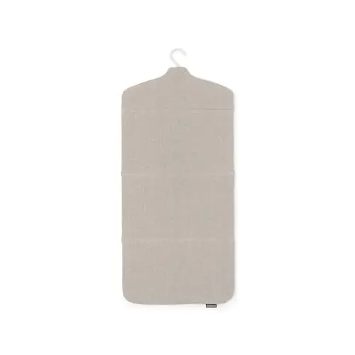 Brabantia Faltbares Dampfbrett, 91,5 x 41 cm, hitzefest, vielseitiger Aufhängehaken, für einfaches Dämpfen, grau