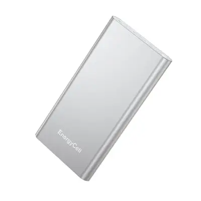 Power Bank 12000mAh USB C 22.5W Tragbares Ladegerät für iPhone, Tablet, Galaxy, Huawei - Silber