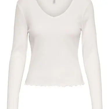 Onlina V-Neck Long Sleeve Top