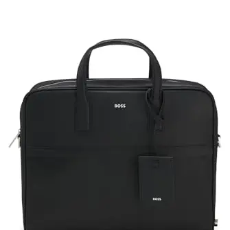 BOSS Zair Herren Messenger Tasche in Schwarz
