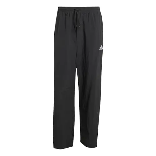 Adidas Essentials Logo Woven Pants für Herren, Schwarz/Weiß, Größe L