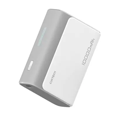 CUKTECH Powerbank 10000mAh, 30W USB C Power Bank mit 2 Anschlüssen für iPhone, Samsung, iPad und mehr
