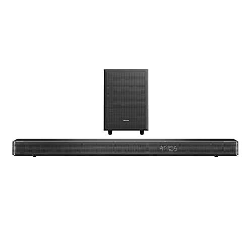 Hisense AX3120G 3.1.2 Soundbar mit kabellosem Subwoofer, 360W, Dolby Atmos, Schwarz (2024)