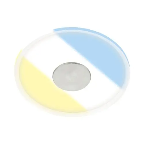 BRILONER Einbaulampe Badezimmer, IP44, 6W LED Spot, 640lm, flache Deckenleuchte, Weißton einstellbar