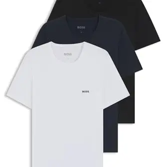 BOSS Herren T-Shirt RN 3P CO T-Shirt, L EU