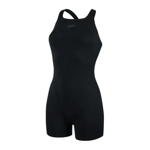Speedo Damen Eco Endurance+ Badeanzug - Chlorbeständig, Recyclingmaterial, ideal für Schwimmtraining und Urlaub, Black 34