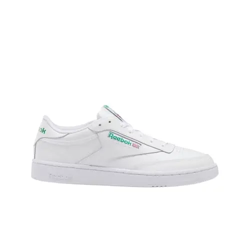 Reebok Herren Fitnessschuhe Club 85, Weiß-Grün, Größe 44.5 EU