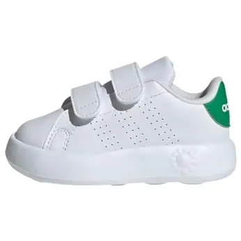 adidas Unisex Baby Advantage Schuhe, Cloud White / Green, Größe 21 EUR
