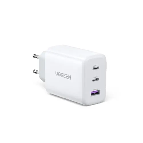 UGREEN 65W USB-C Ladegerät mit 3 Ports für MacBook, iPhone, Galaxy S25 Ultra, Pixel und Steam Deck