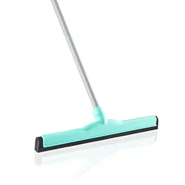 Leifheit Wasserschieber Classic mit teleskopierbarem Stiel 85-140 cm und XL-Wischbreite