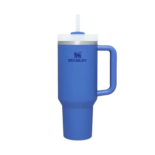 Stanley Quencher H2.0 Trinkflasche mit Strohhalm 1.2L - Kühlt 11 Stunden, eisgekühlt für 48 Stunden - BPA-frei, Edelstahl