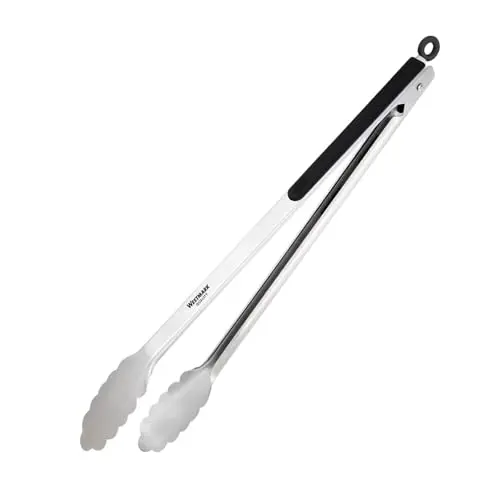 Westmark Grillzange aus Edelstahl und Kunststoff, 37,7 cm, Silber/Schwarz