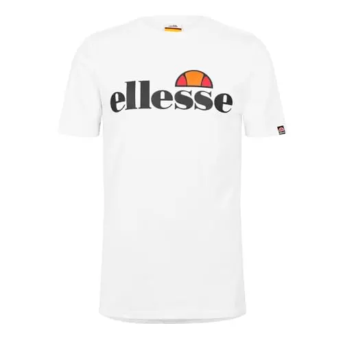 Ellesse Herren Sl Prado T-Shirt, Weiß, Größe M