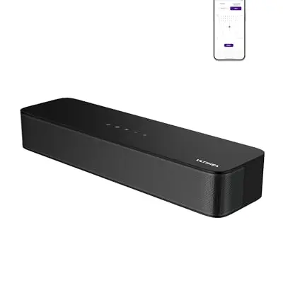 ULTIMEA 2.1 Soundbar mit Subwoofer, Bluetooth, Fernbedienung und verstellbarem Bass für TV & Gaming