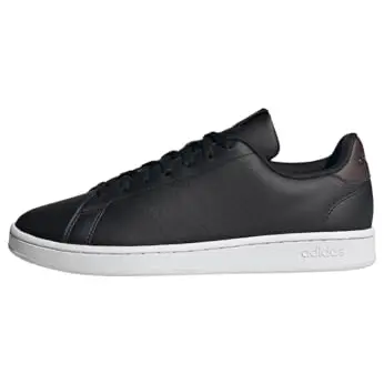 Adidas Herren Advantage Low Schuhe, Core Black/Shadow Brown, Größe 42 2/3 EU