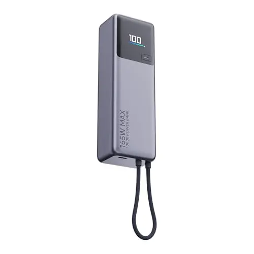 Xiaomi 165W Power Bank 10000mAh mit 3 USB-C Ports für schnelles Multi-Geräte-Laden - Kompatibel mit iPhone, MacBook, Samsung und mehr