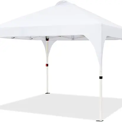 Yaheetech Faltpavillon 3x3 m, wasserdicht, höhenverstellbar, mit Tragetasche, ideal für Garten, Markt und Outdoor