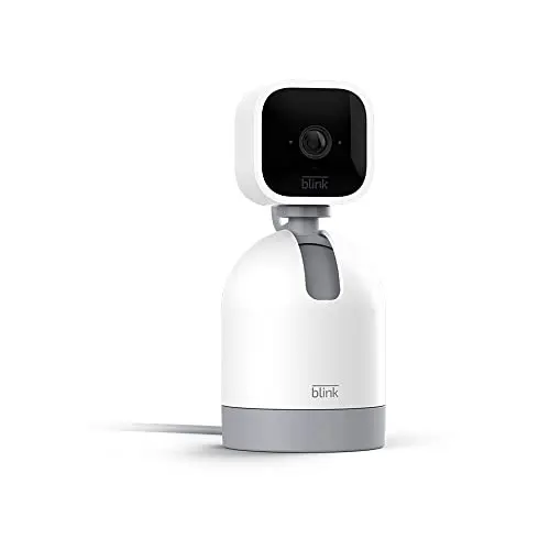 Blink Mini Pan-Tilt Innenüberwachungskamera mit Zwei-Wege-Audio, HD-Video, Bewegungserkennung, kompatibel mit Alexa