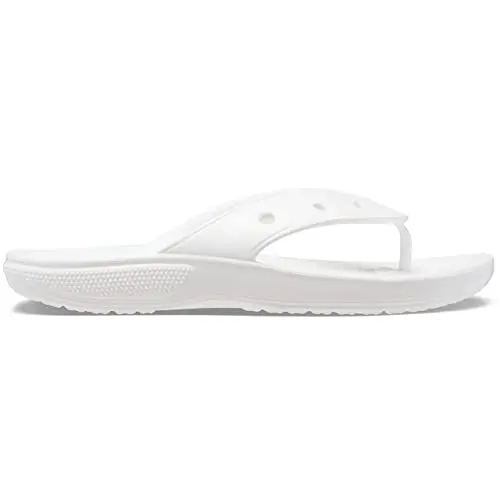 Crocs Classic Flip-Flop für Erwachsene, Weiß, Größe 39/40 EU