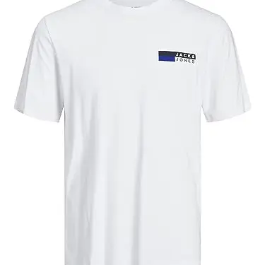 JACK & JONES Logo Rundhals T-Shirt für Herren