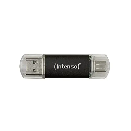 Intenso Twist Line 256 GB Dual USB-Stick, USB-C und USB-A, 70 MB/s