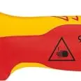 KNIPEX Kabelmesser, isolierter Mehrkomponenten-Griff, VDE-geprüft, 190 mm
