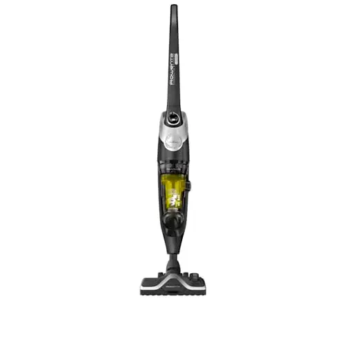 Rowenta Powerline Extreme Handstaubsauger, beutellos, leise, hohe Saugleistung, schwarz-silber-gelb